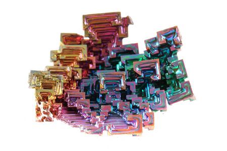 铋矿物铋-彩虹金属矿物照片